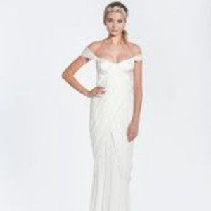 BRAND NEW BRAND NEW  Winifred Bean 'Tulipe' blush evening gown